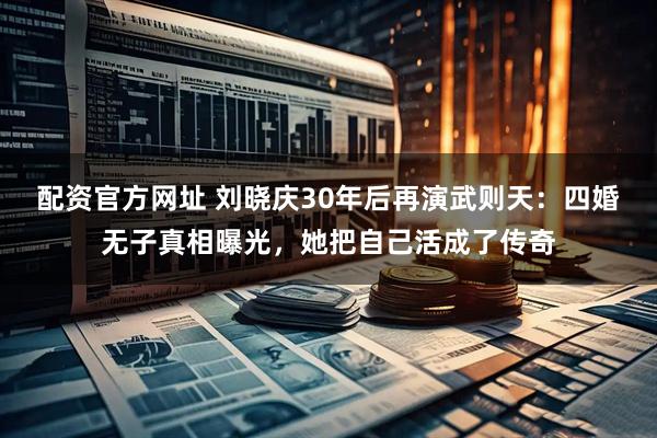 配资官方网址 刘晓庆30年后再演武则天：四婚无子真相曝光，她把自己活成了传奇